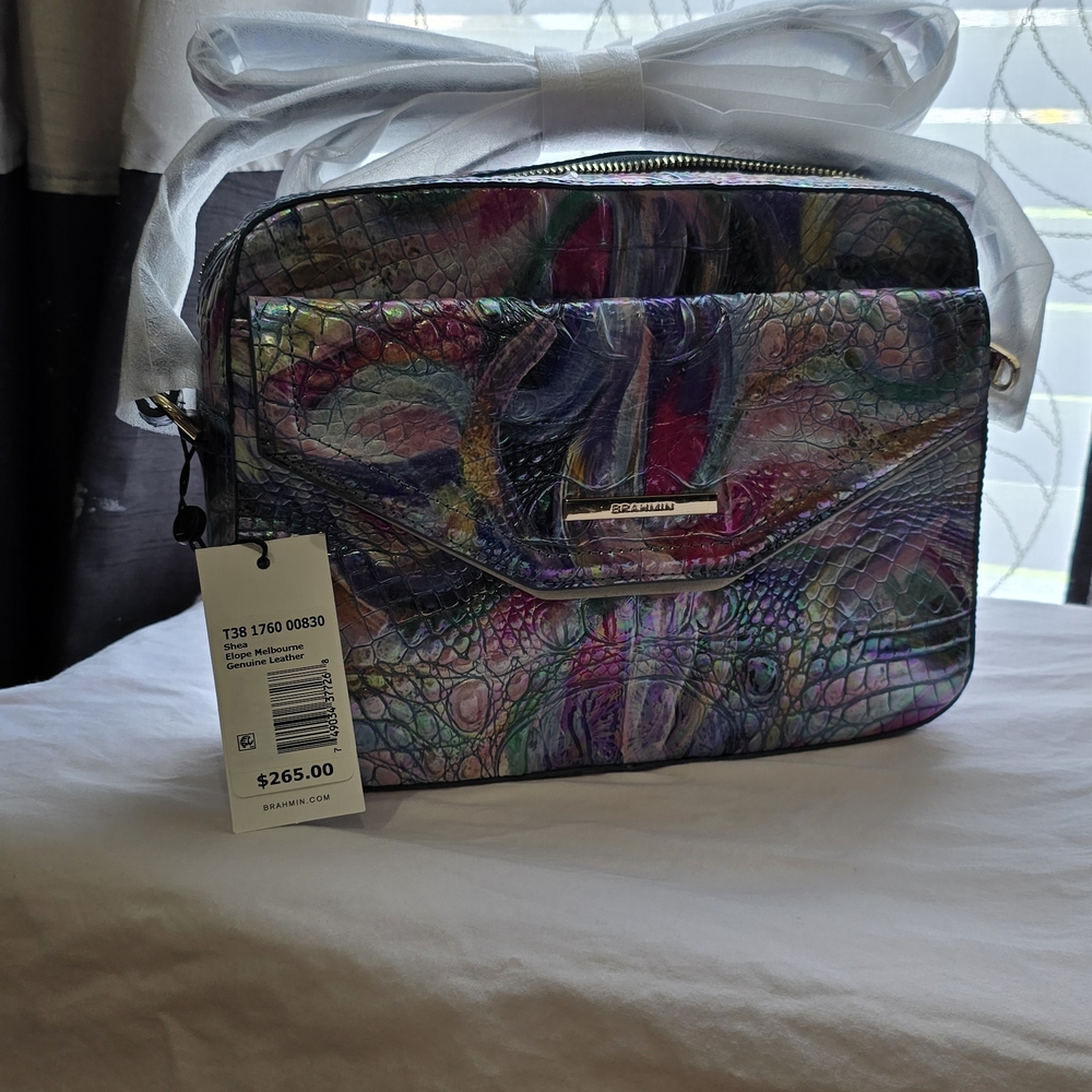 Brahmin Multicolor Iridescent Crossbody Bag